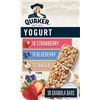 Image 1 : NEW BOX OF 30 QUAKER YOGURT COVERED GRANOLA BARS
