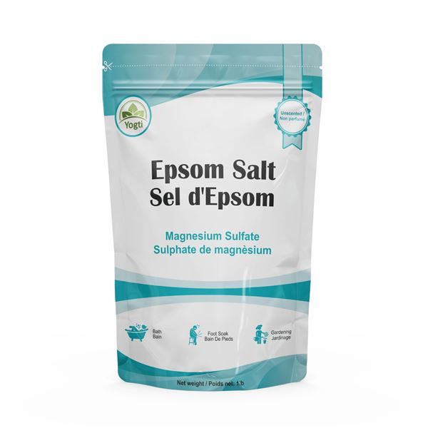 3 NEW 1LBS BAGS OF YOGTI EPSOM SALT WITH CITRUS