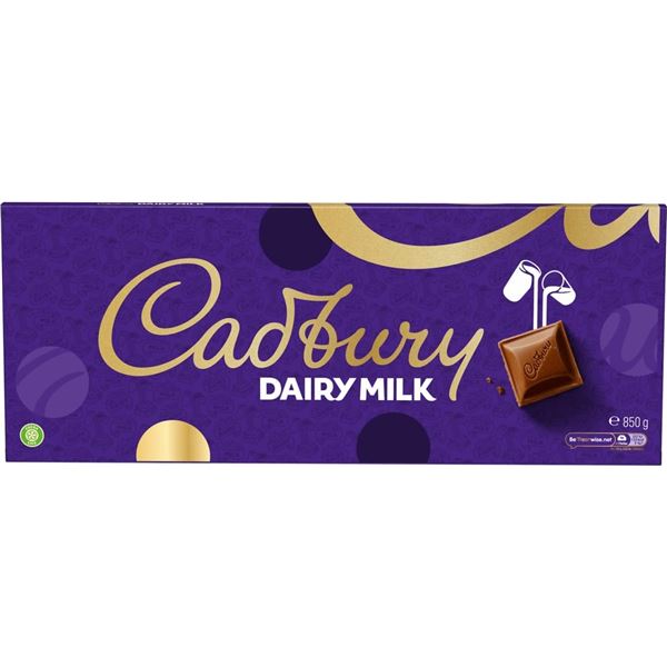 NEW CADBURY DAIRY MILK OVER SIZED 850G BAR