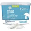 Image 1 : NEW 60 PACK OF NATURE CLEAN DISHWASHER PODS