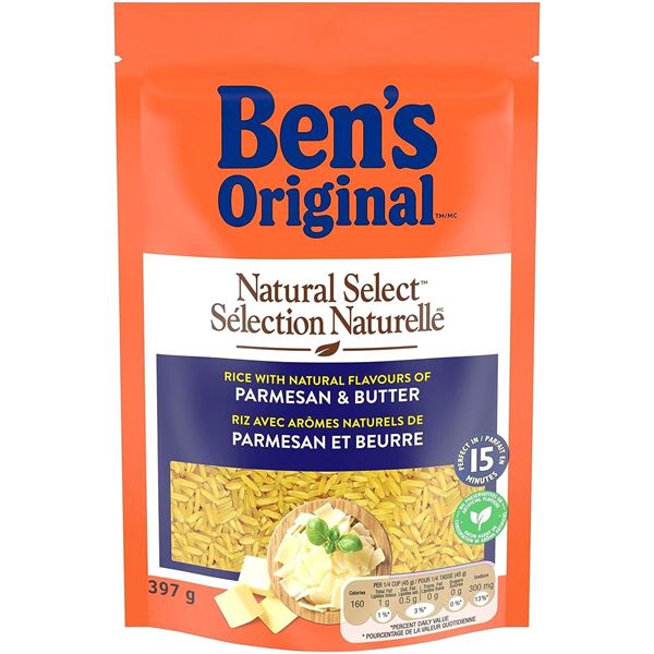 NEW 3 BAGS OF BENS ORIGINAL NATURAL SELECT