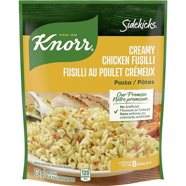 NEW 8 PACKS OF KNORR SIDEKICKS CREAMY CHICKEN