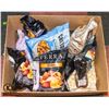 Image 1 : LARGE AMAZON BOX FILLED WITH VARIOUS TYPE OF CHIPS