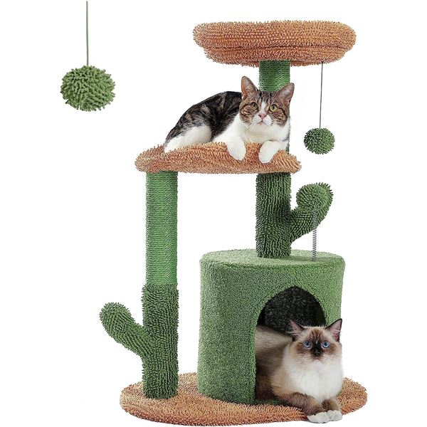 NEW PAWZ ROAD CACTUS CAT TREE, 33 , CAT TOWER