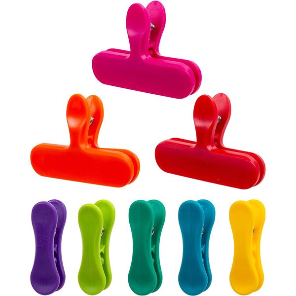 NEW LUCIANO GOURMET RAINBOW BAG CLIPS