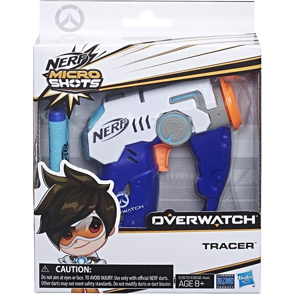 NEW NERF MICRO SHOTS OVERWATCH TRACER TOY GUN