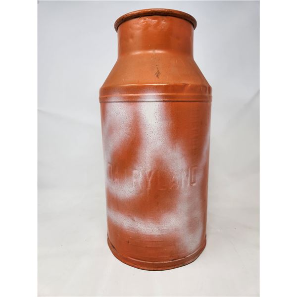 Small Vintage Dairy Land Milk Can