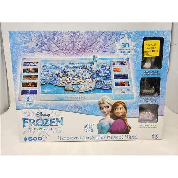 New Disney Frozen 4D Puzzle