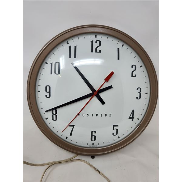 Vintage Westclox School Clock