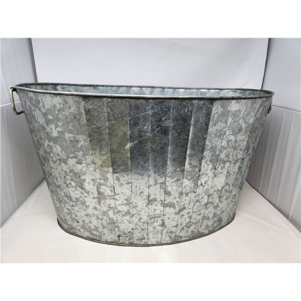 Large Galvanized Tub