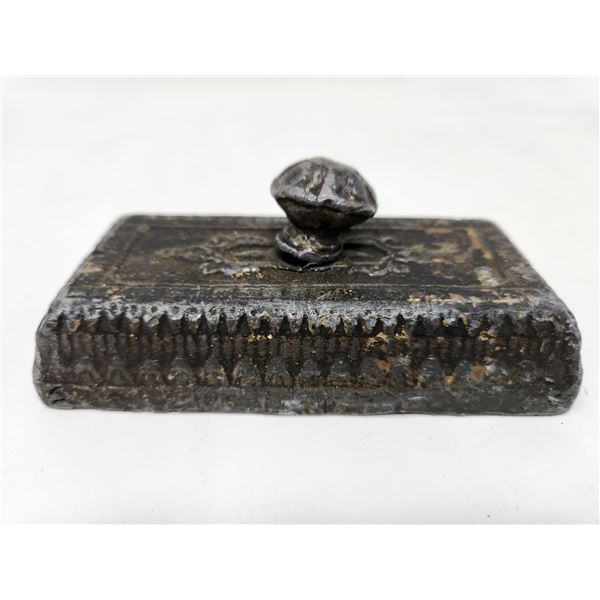 Antique Lead Paper Weight