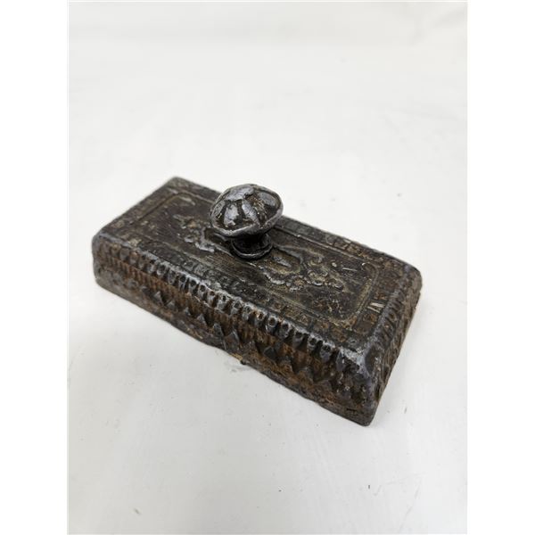 Antique Lead Paper Weight