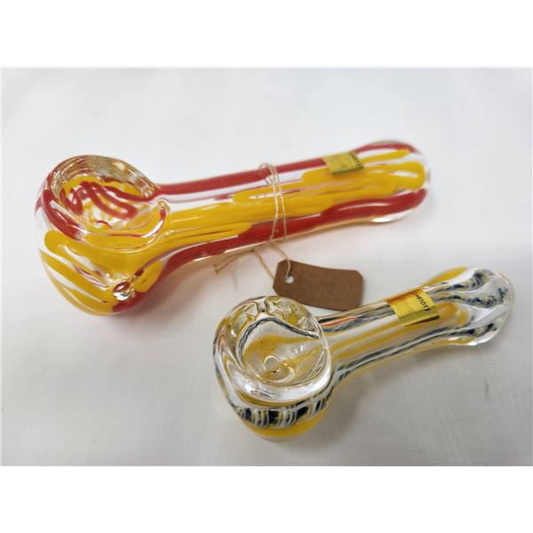 New Borosilicate Hand Blown Pipes