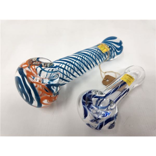 New Borosilicate Hand Blown Pipes