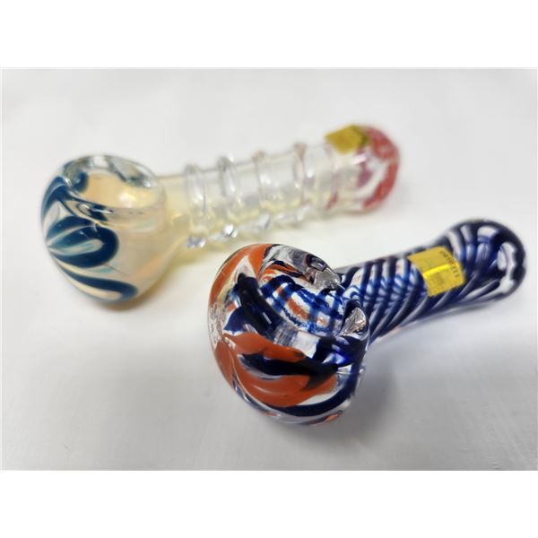 New Borosilicate Hand Blown Pipes