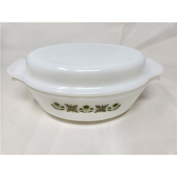 Vintage Fire-King Anchor Casserole Bowl