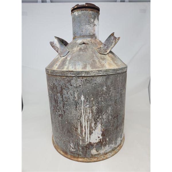 Rare WW2 Mine Chemical Training Mk1 Inert Can