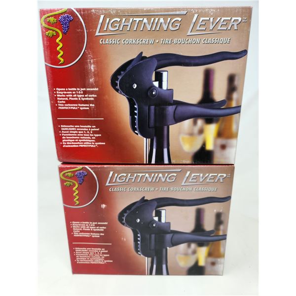 New Lightning Lever Corkscrews