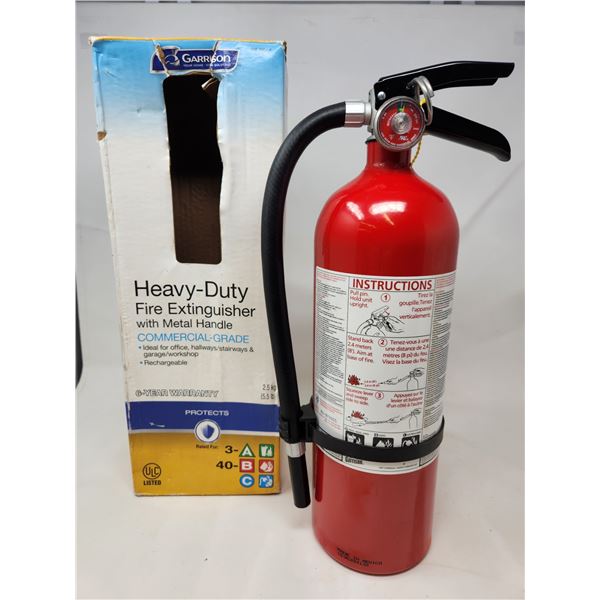 New Garrison Heavy Duty Fire Extinguisher