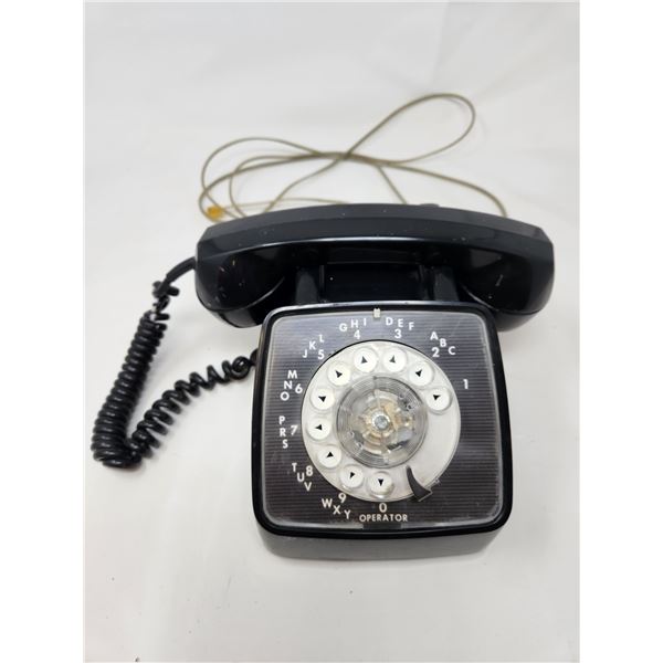 Vintage Black Rotary Phone