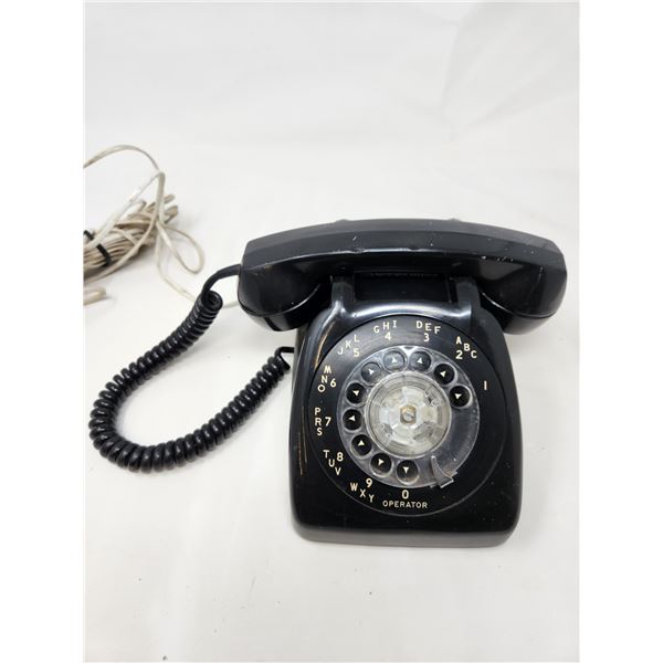 Vintage Black Rotary Phone