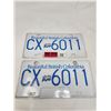 Image 1 : BC License Plate Set