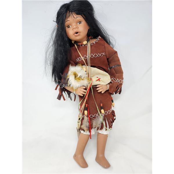 Vintage Native Porcelain Doll