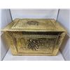 Image 1 : Antique Brass Kindling Box