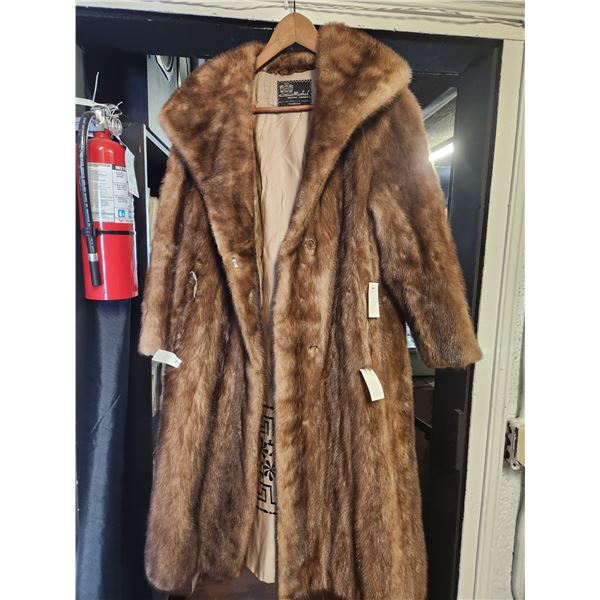 Antique Mink Fur Coat From Michel Master Furriers