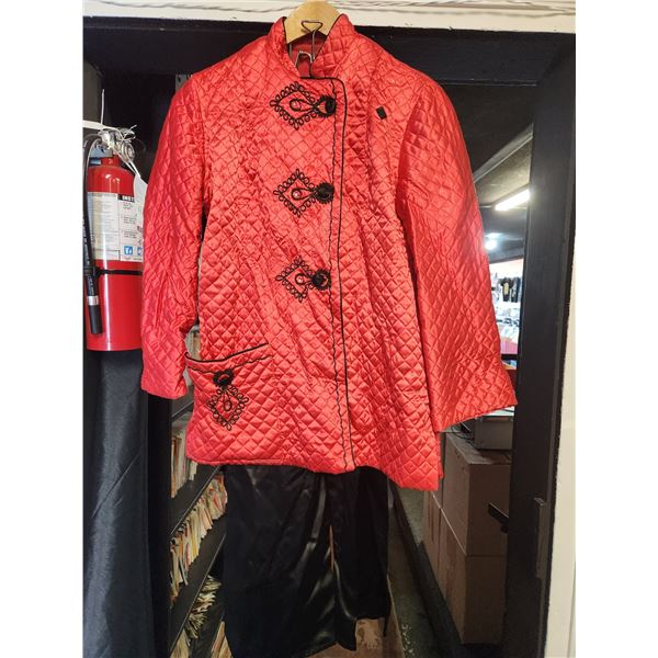 Vintage Asian Style Coat and Pants