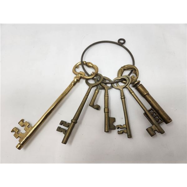 Large Set of Brass Keys