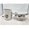 Image 1 : Vintage Strawberry Flour Sifter and Colander