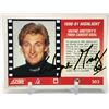 Image 1 : 1991 SCORE HIGHLIGHT WAYNE GRETZKY 700TH CAREER GOAL AUTOGRAPHED TRADING CARD