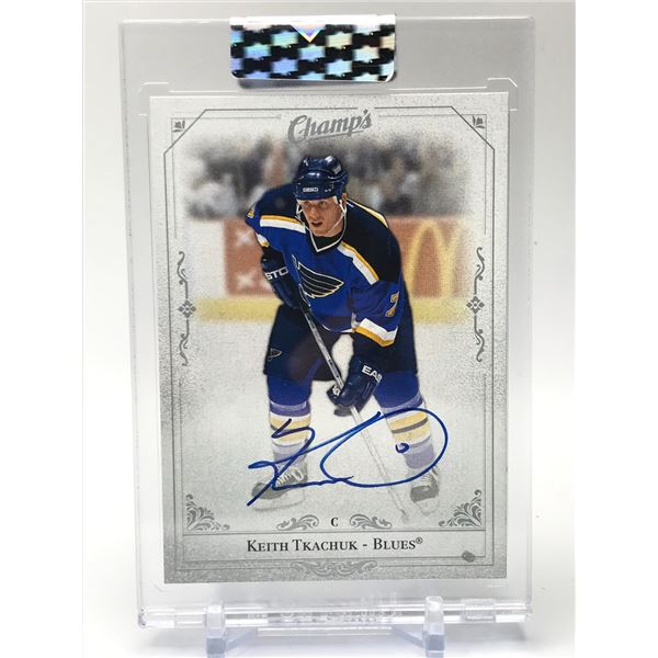 2020-21 UPPER DECK CLEAR CUT KEITH TKACHUK AUTO