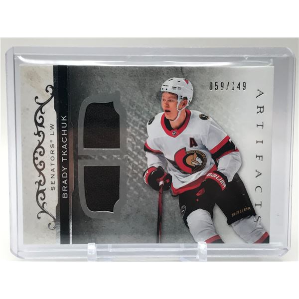 2020-21 UPPER DECK ARTIFACTS BRADY TKACHUK 59/149