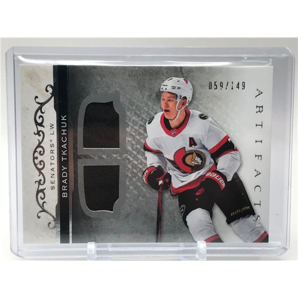 2020-21 UPPER DECK ARTIFACTS BRADY TKACHUK 59/149