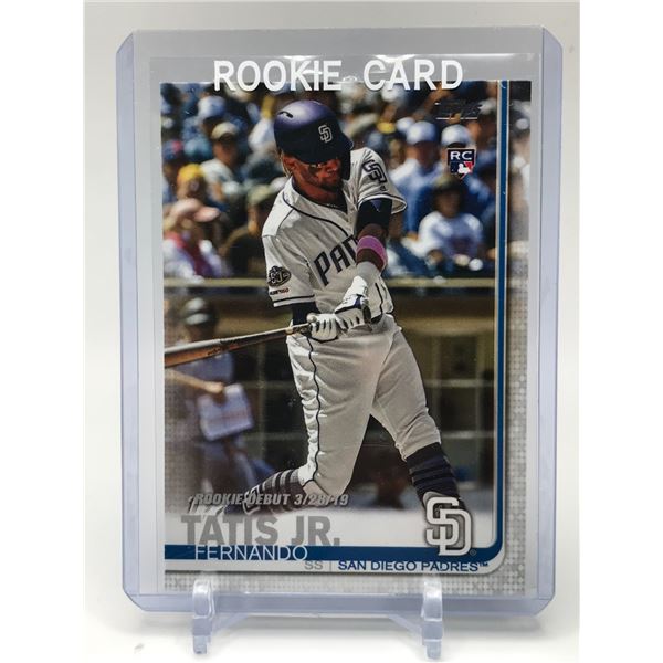 2019 TOPPS FERNANDO TATIS JR. ROOKIE CARD