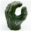 Image 1 : Lou Ferrigno Autographed Large "Hulk" Hand ( frozen pond coa)