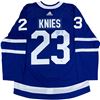 Image 1 : MATTHEW KNIES SIGNED TORONTO MAPLE LEAFS ADIDAS PRO JERSEY (FROZEN POND COA)