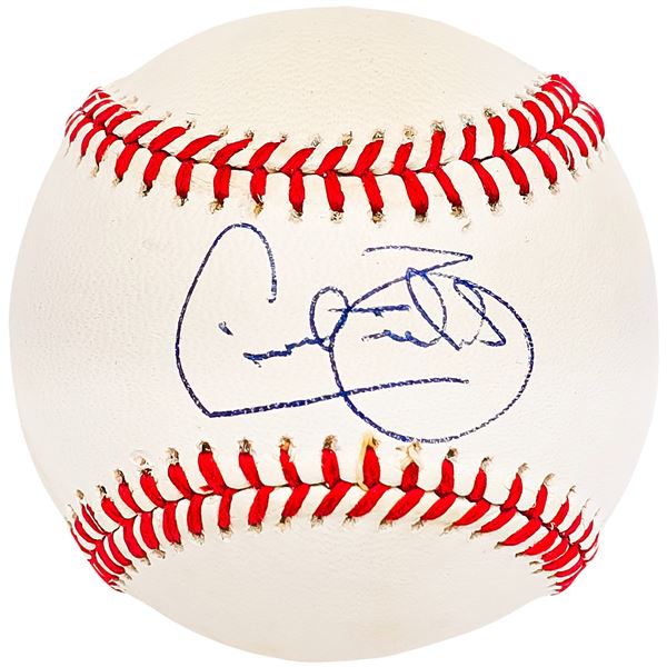 Cecil Fielder Autographed Official AL Baseball Detroit Tigers, New York Yankees Beckett