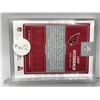 Image 2 : 2014 DONRUSS THREADS NO.14 LARRY FITZGERALD PATCH AUTO