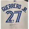 Image 2 : Toronto Blue Jays Vladimir Guerrero Jr. Autographed White Majestic Jersey Size XL JSA