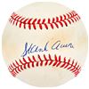 Image 1 : Hank Aaron Autographed Official NL Baseball Atlanta Braves Beckett