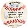 Image 2 : Hank Aaron Autographed Official NL Baseball Atlanta Braves Beckett