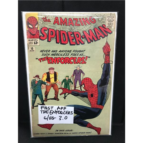 MARVEL COMICS THE AMAZING SPIDER-MAN NO.10 (1ST APPEARANCE THE INFORCERS)