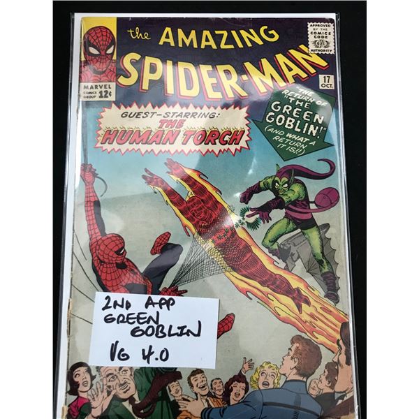 MARVEL COMICS THE AMAZING SPIDER-MAN NO.17 (2ND APPEARANCE GREEN GOBLIN)