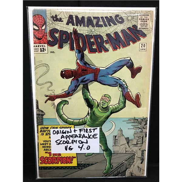 MARVEL COMICS THE AMAZING SPIDER-MAN NO.20 (1ST APPEARANCE THE SCORPION)