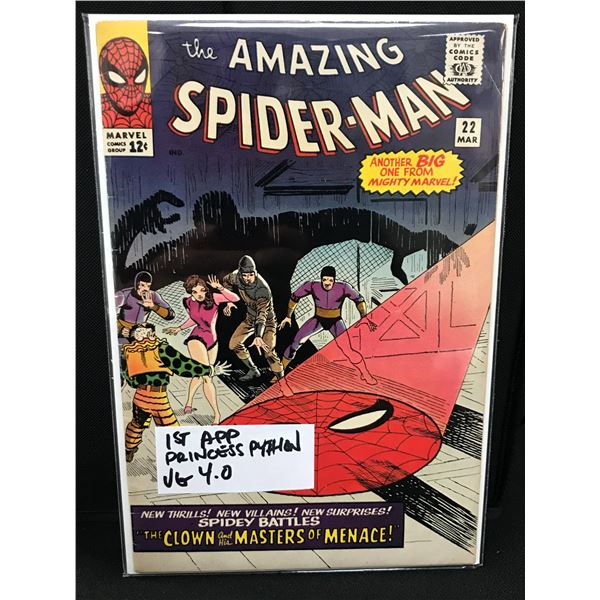 MARVEL COMICS THE AMAZING SPIDER-MAN NO.22 (1ST APPEARANCE PRINCESS PYTHON)