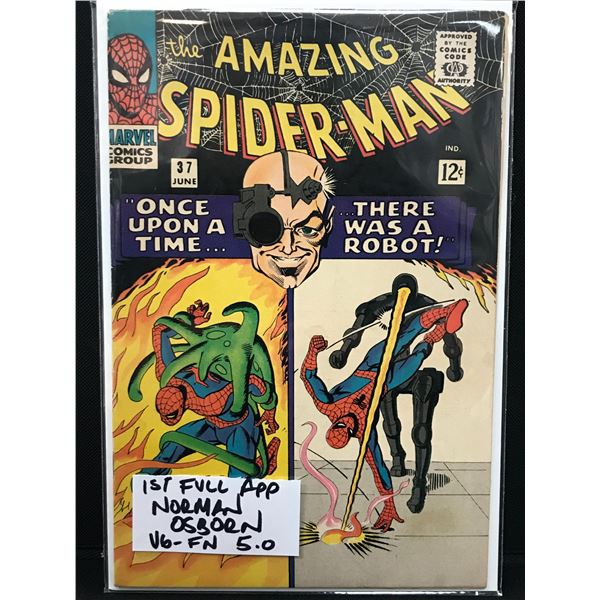 MARVEL COMICS THE AMAZING SPIDER-MAN NO.(1ST APPEARANCE NORMAN OSBORN)