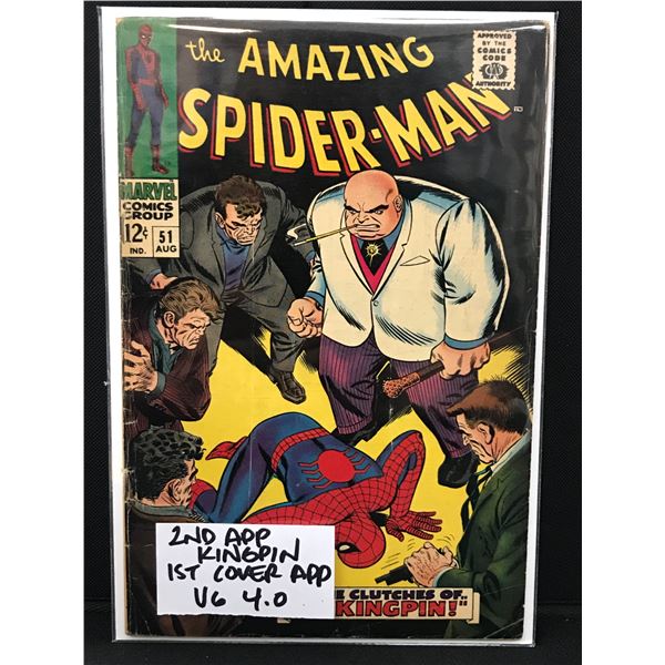 MARVEL COMICS THE AMAZING SPIDER-MAN NO.51 2ND APPEARANCE KINGPIN